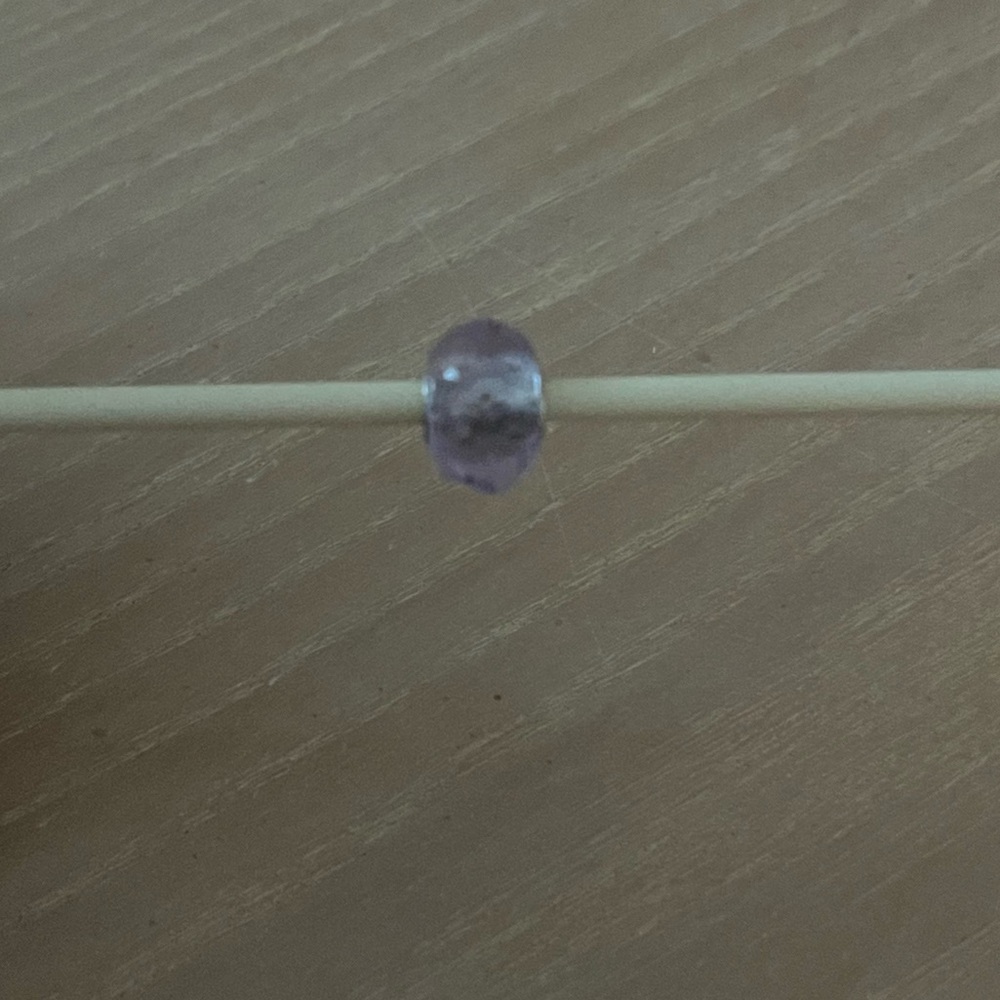 Trollbeads Retired Lavender Prism bead. TGLBE-10219. - Picture 4 of 6